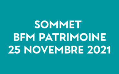 Sommet BFM Patrimoine du 25 Novembre 2021